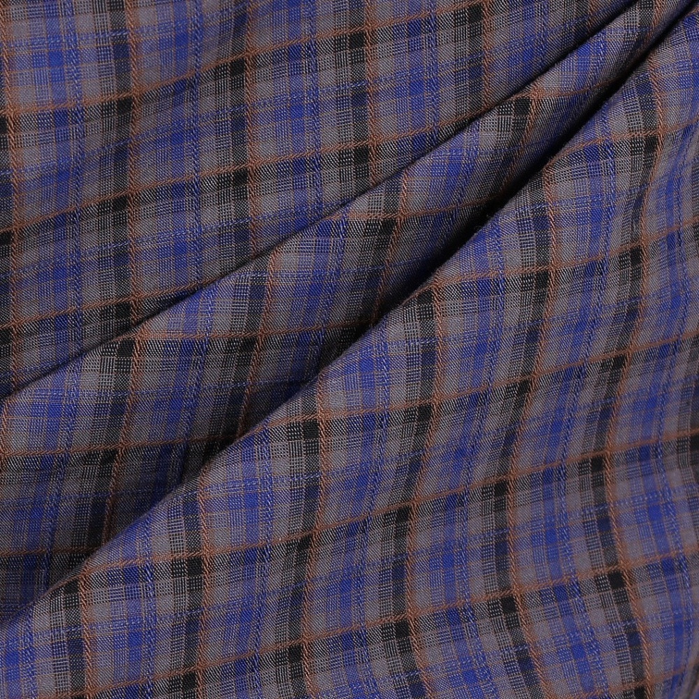 エクストララージ（XLARGE）（メンズ）PLAID 長袖シャツ 101251014002-NAVY