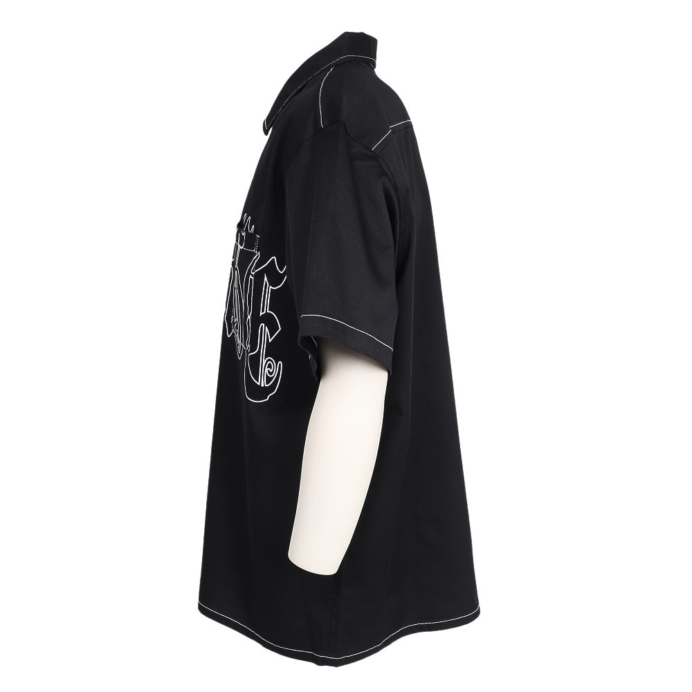 エクストララージ（XLARGE）（メンズ）OLD ENGLISH 半袖ワークシャツ 101251014004-BLACK