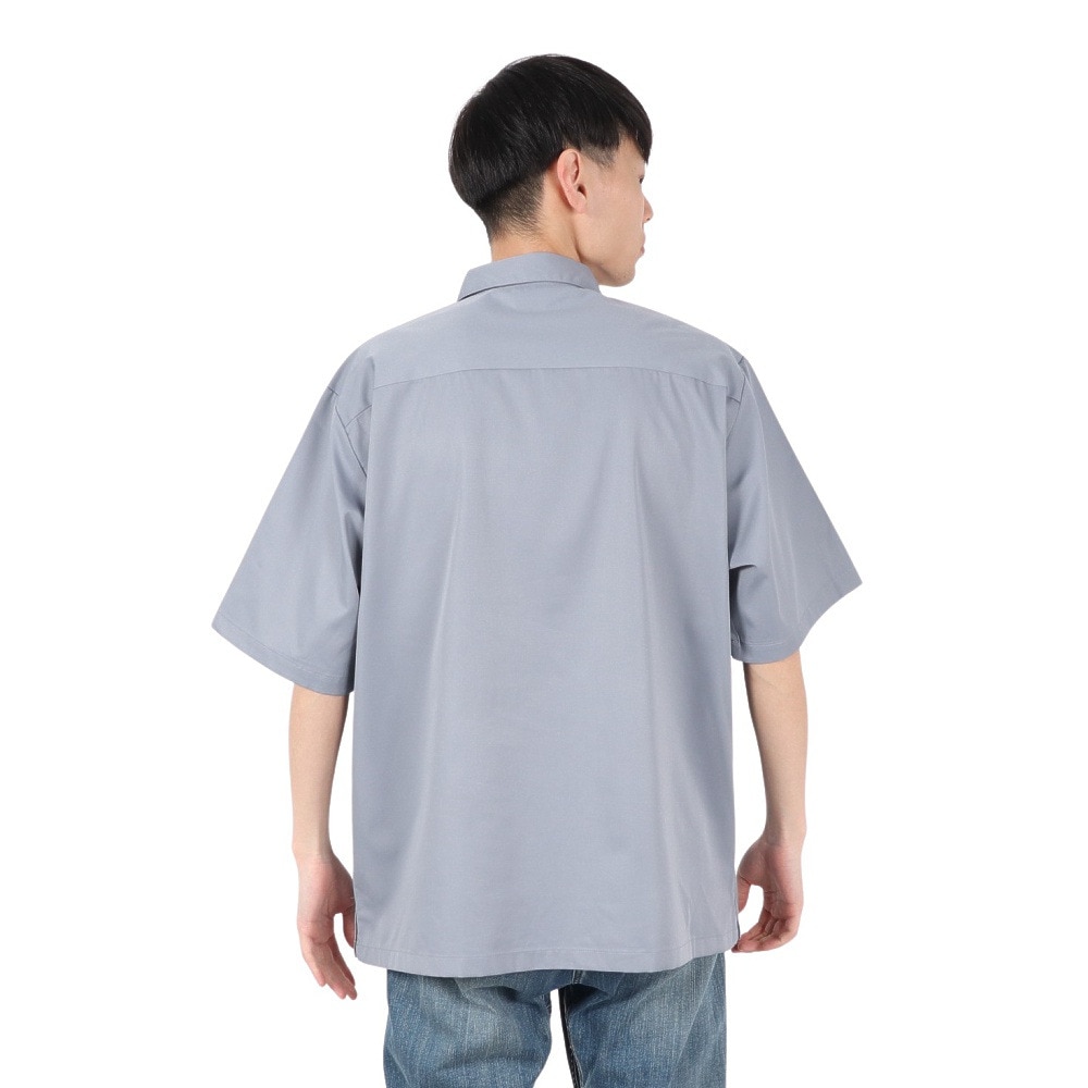 ベンデイビス（BEN DAVIS）（メンズ）ハーフジップ 半袖シャツ 25580030-LGRY