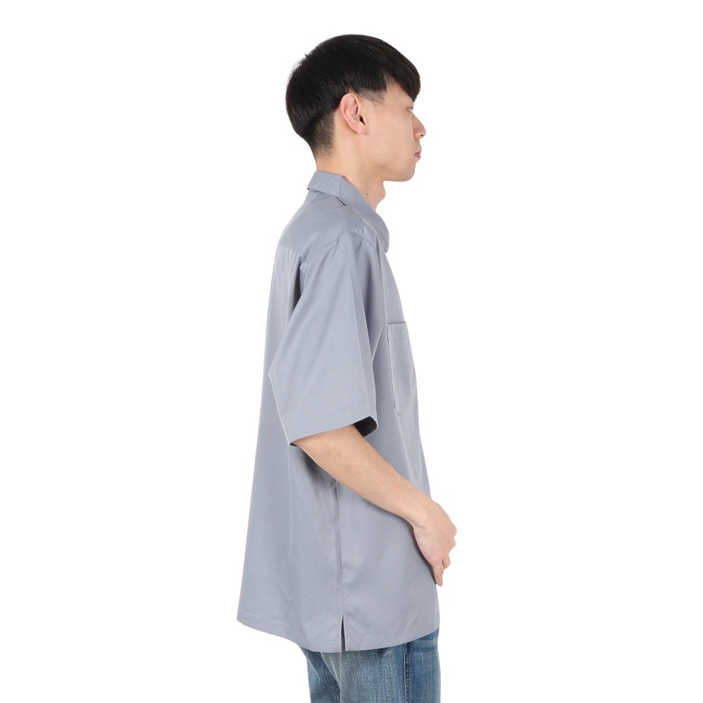 ベンデイビス（BEN DAVIS）（メンズ）ハーフジップ 半袖シャツ 25580030-LGRY
