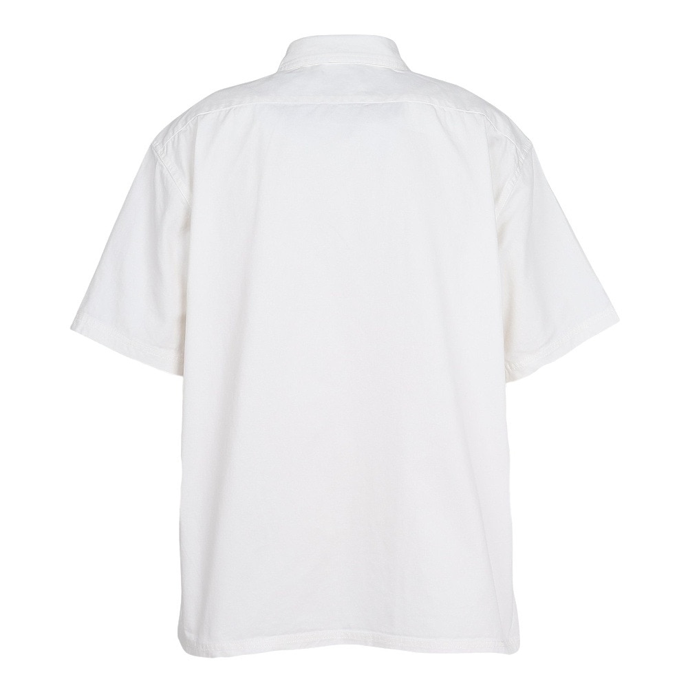 エクストララージ（XLARGE）（メンズ）ジップアップ 半袖 ワークシャツ 101252014001-WHITE