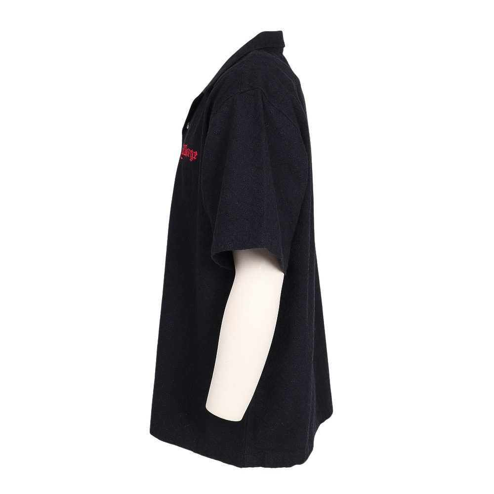 エクストララージ（XLARGE）（メンズ）EMBROIDERED 半袖 レースシャツ 101252014005-BLACK