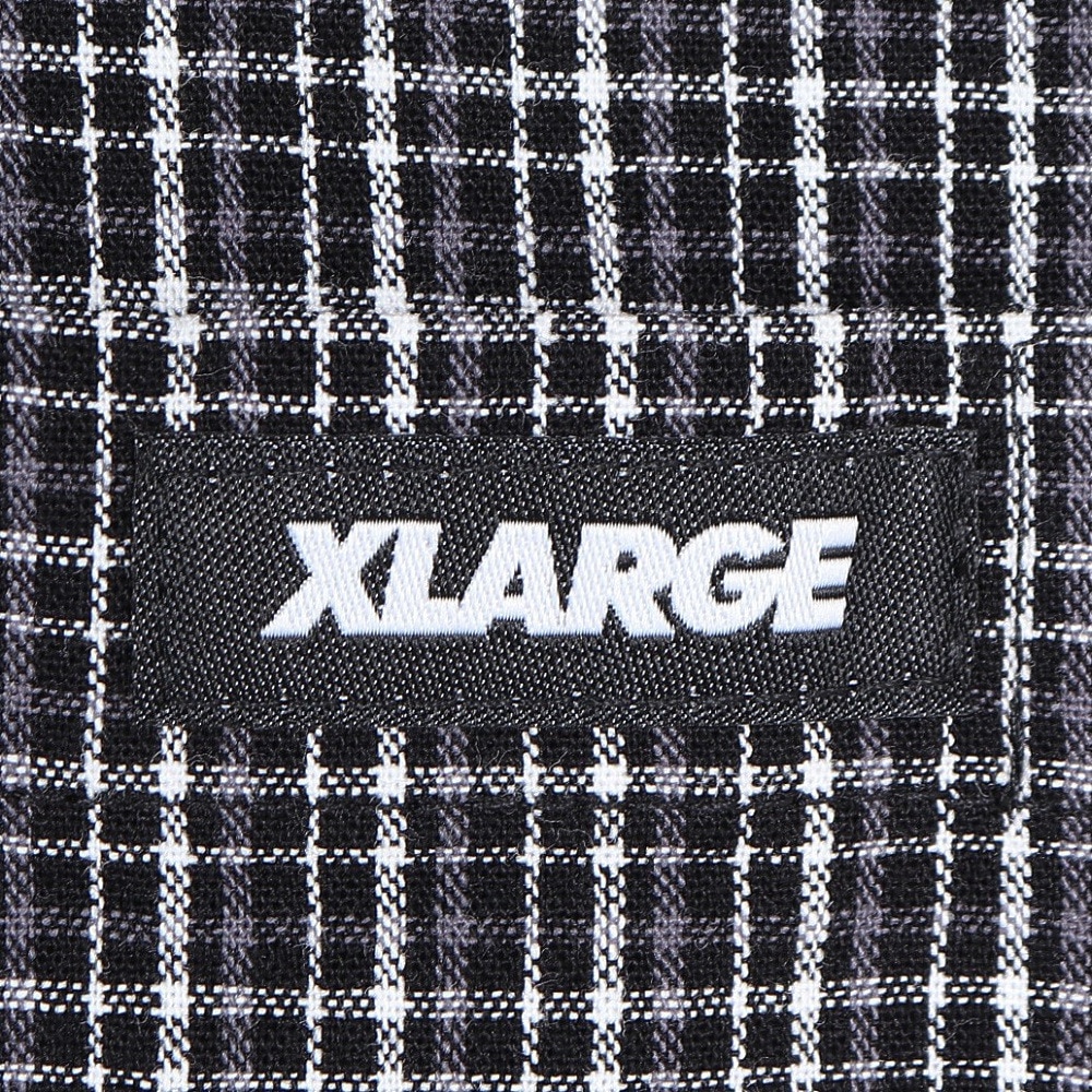 エクストララージ（XLARGE）（メンズ）PLAID 長袖シャツ 101253014003-BLACK