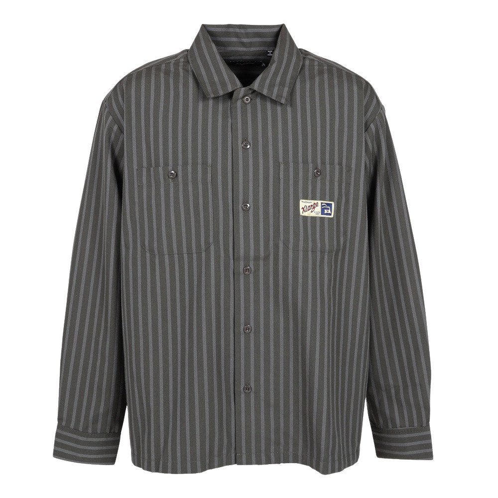 エクストララージ（XLARGE）（メンズ）ストライプ ワーク シャツ