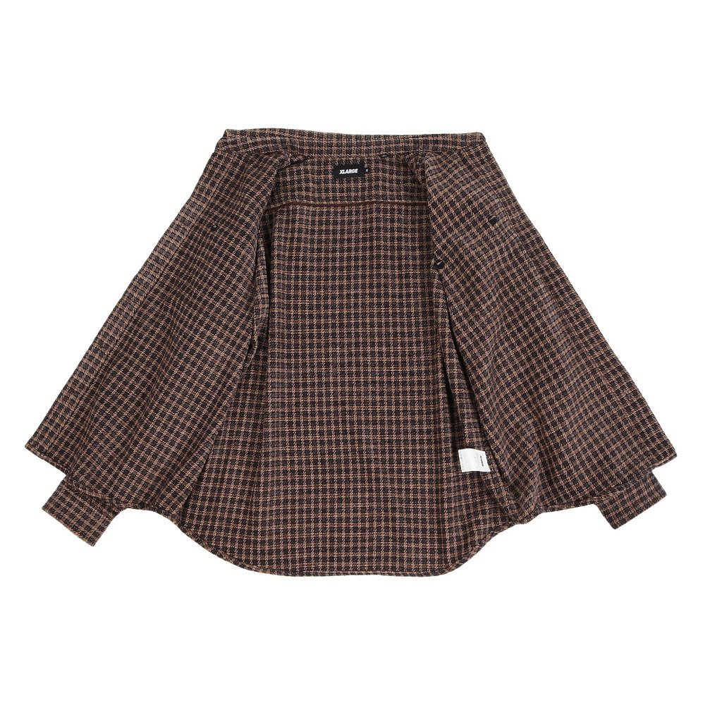 エクストララージ（XLARGE）（メンズ）PLAID 長袖 シャツ 101254014001