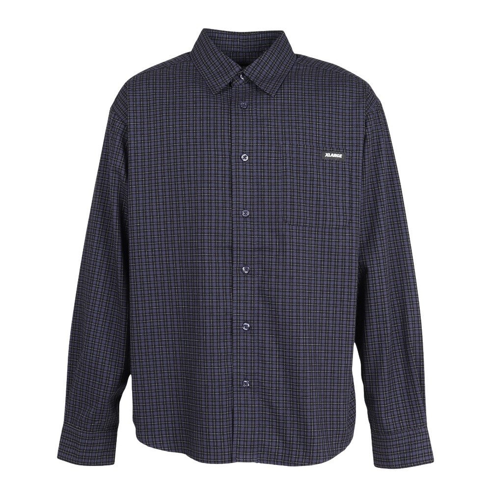 エクストララージ（XLARGE）（メンズ）PLAID 長袖シャツ 101261014001