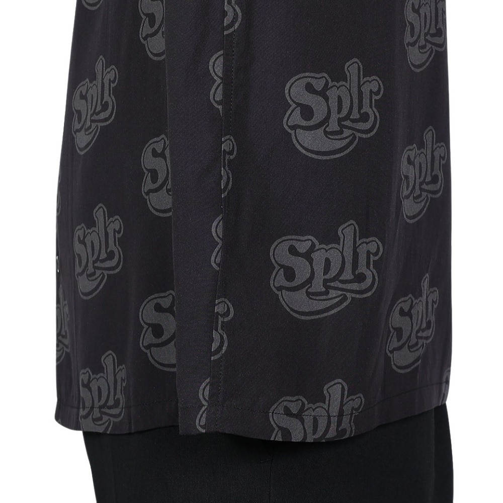 SPLR（SPLR）（メンズ）Allover ロゴ オープン カラー 半袖シャツ 2412-18115-00100