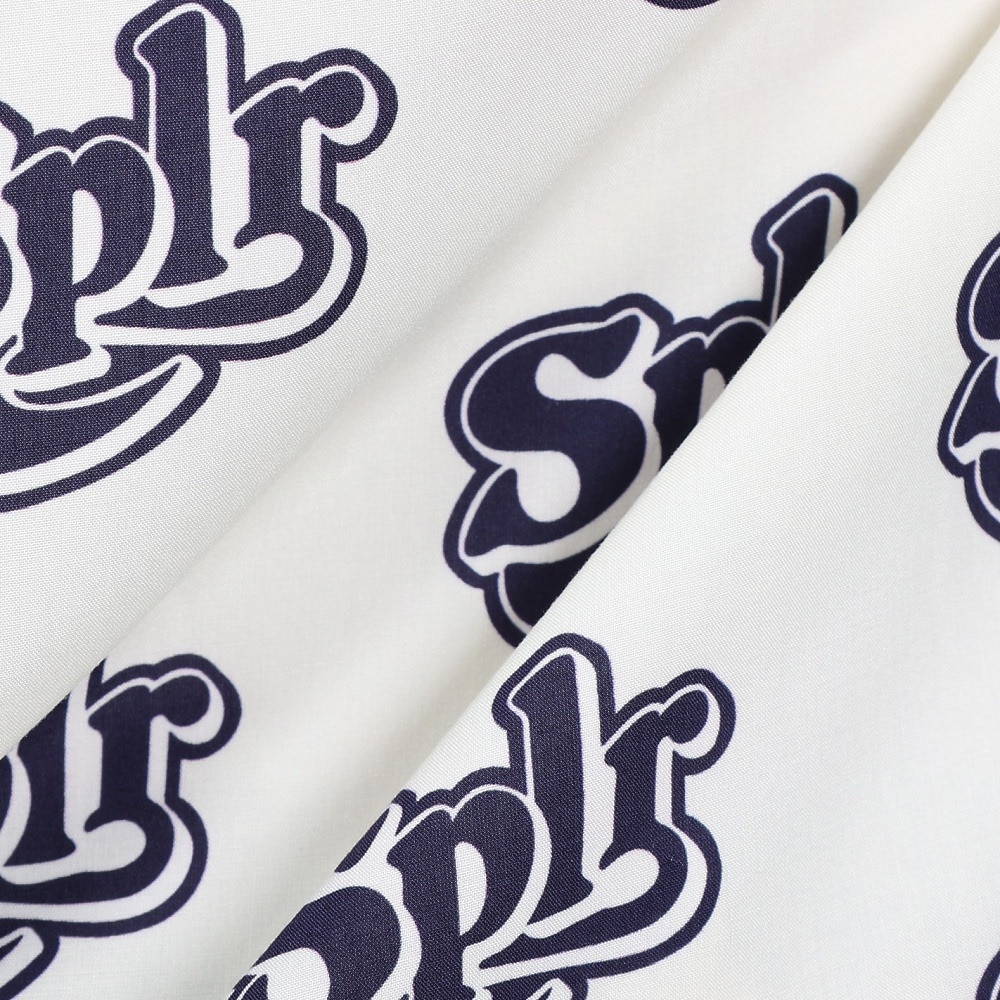 SPLR（SPLR）（メンズ）Allover ロゴ オープン カラー 半袖シャツ 2412-18115-00105