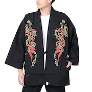 (メンズ)ドラゴンはんてんシャツ 792-4123003 BLACK