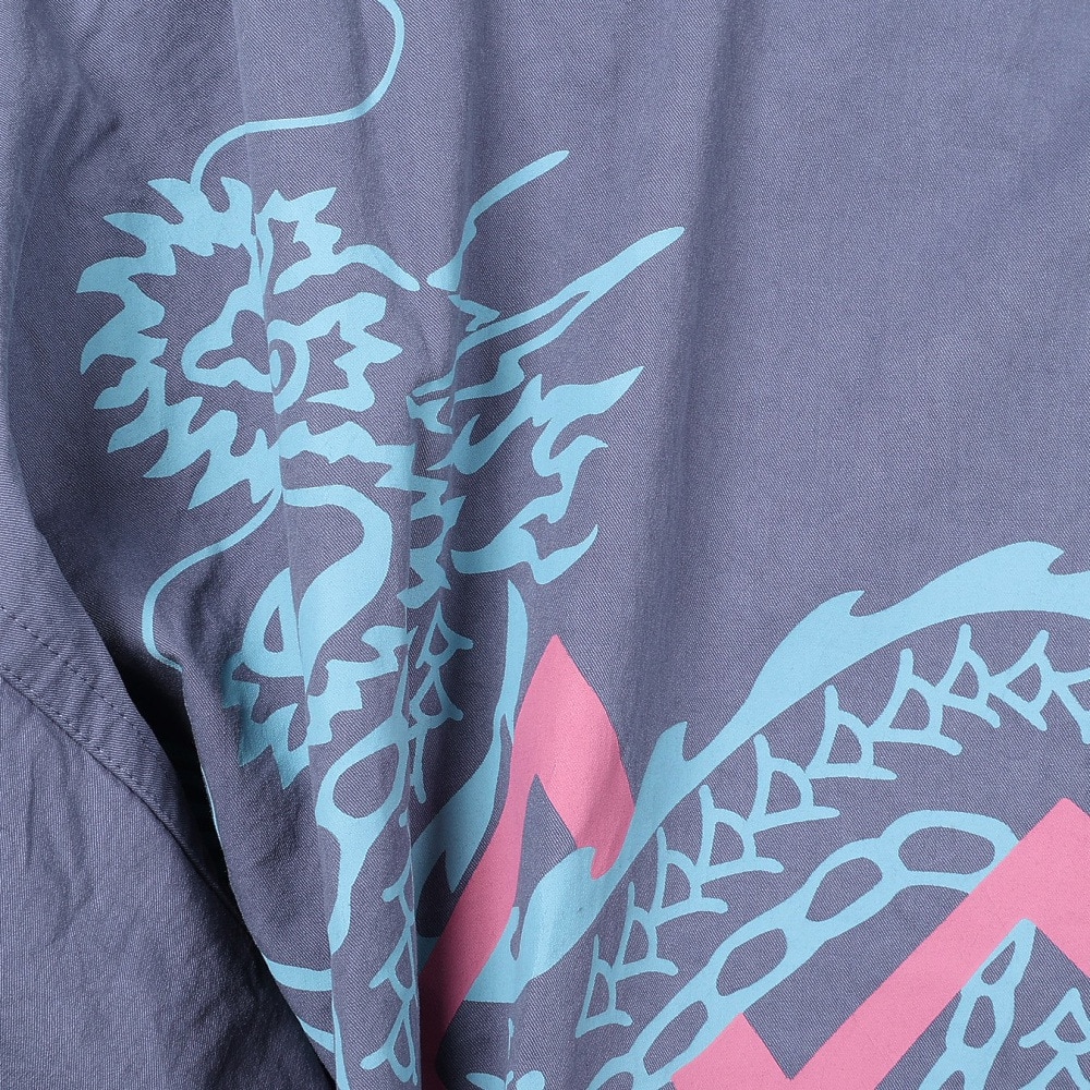 マナスタッシュ（MANASTASH）（メンズ）ドラゴンはんてんシャツ 792-4123003 NAVY