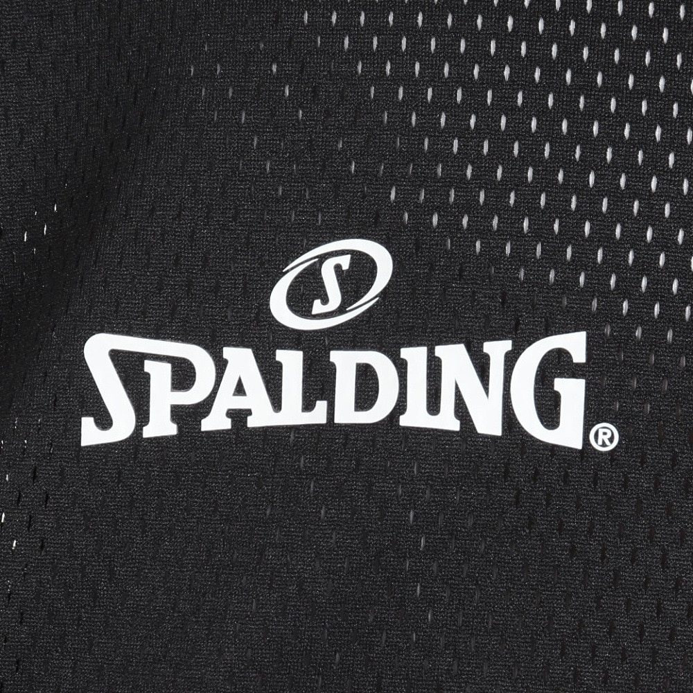 マンハッタンポーテージ（ManhattanPortage）（メンズ）メッシュ半袖シャツ SPALDING 24SS-MP-M571 BLK