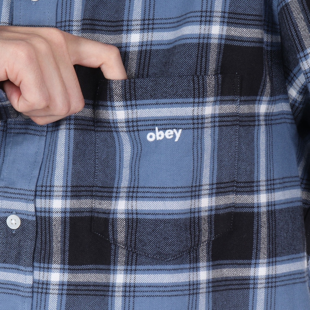 オベイ（OBEY）（メンズ）MORGAN WOVEN シャツ 181200407COE