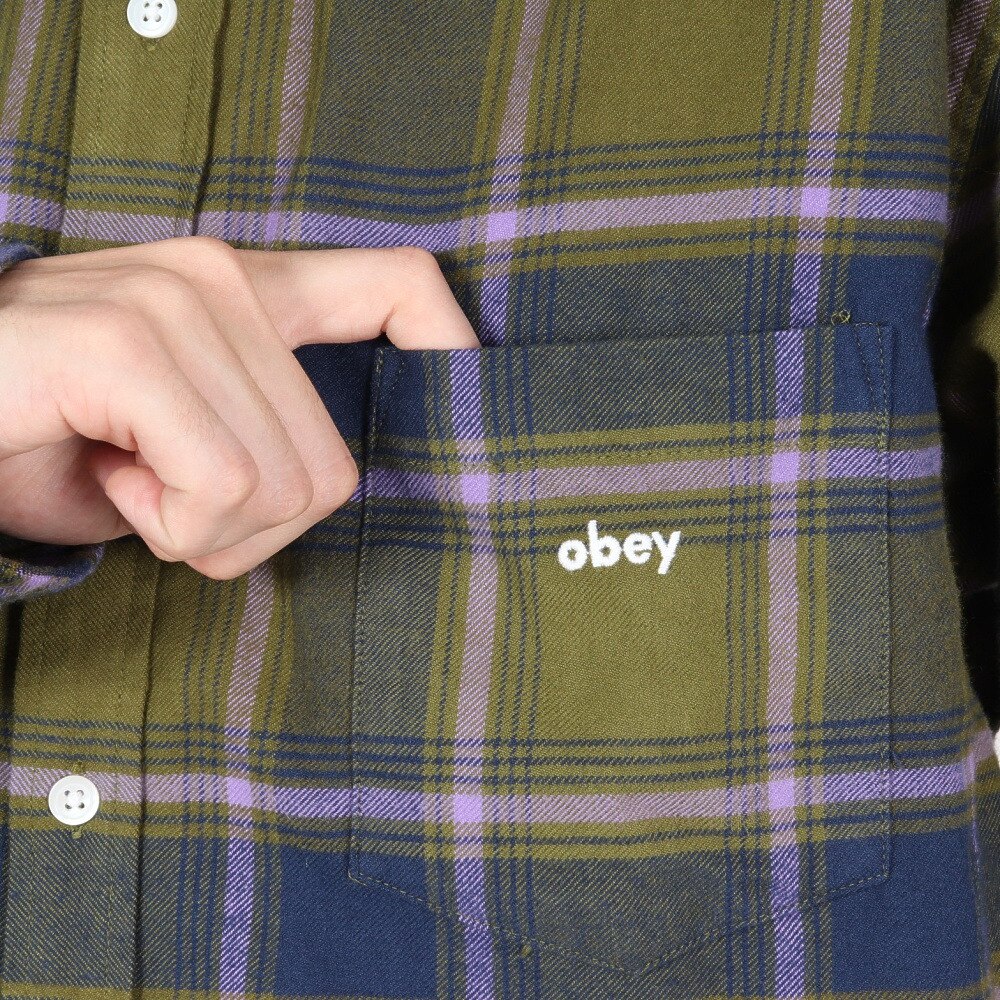 オベイ（OBEY）（メンズ）MORGAN WOVEN シャツ 181200407MGN