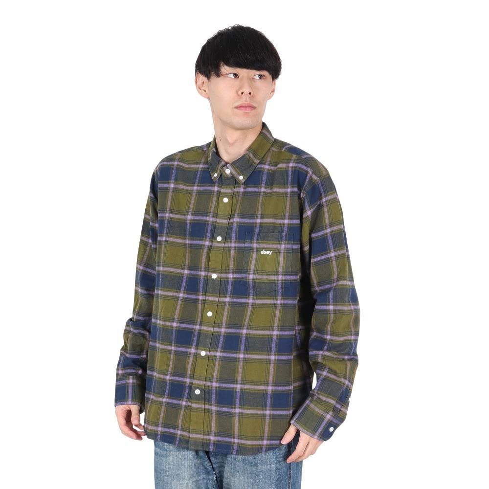 オベイ（OBEY）（メンズ）MORGAN WOVEN シャツ 181200407MGN