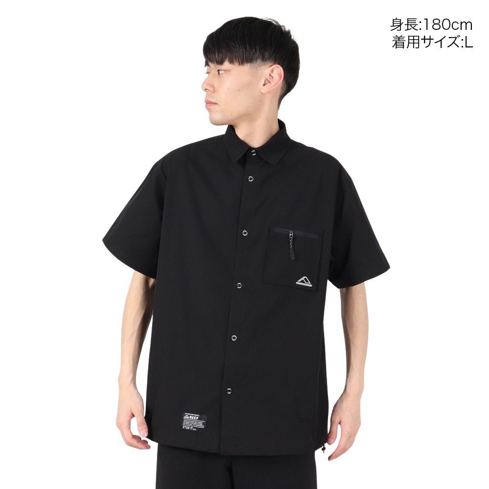 リーフ（REEF）（メンズ）BAJA ドライ 半袖Tシャツ RFWSM2501-BLK