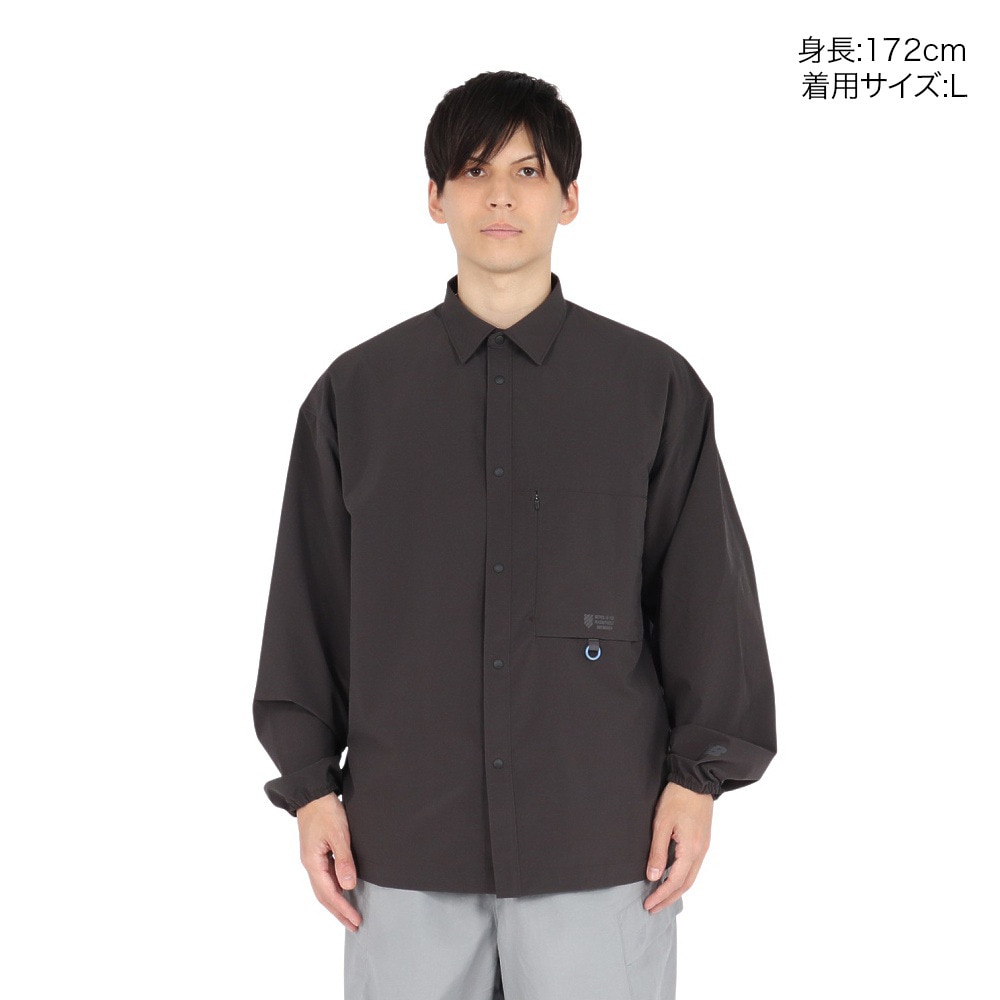 ニューバランス（new balance）（メンズ）長袖シャツ AMT55076BLK