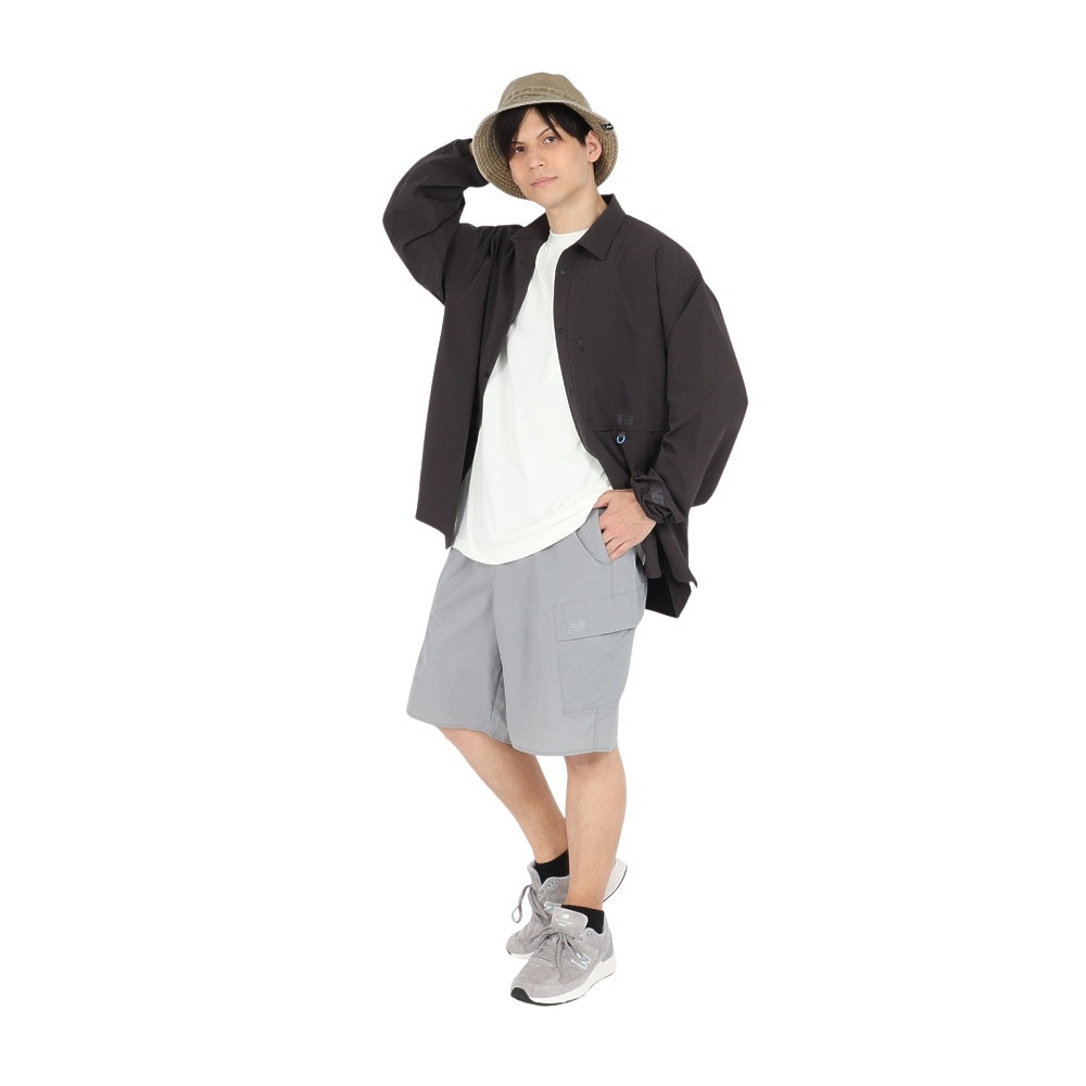 ニューバランス（new balance）（メンズ）長袖シャツ AMT55076BLK