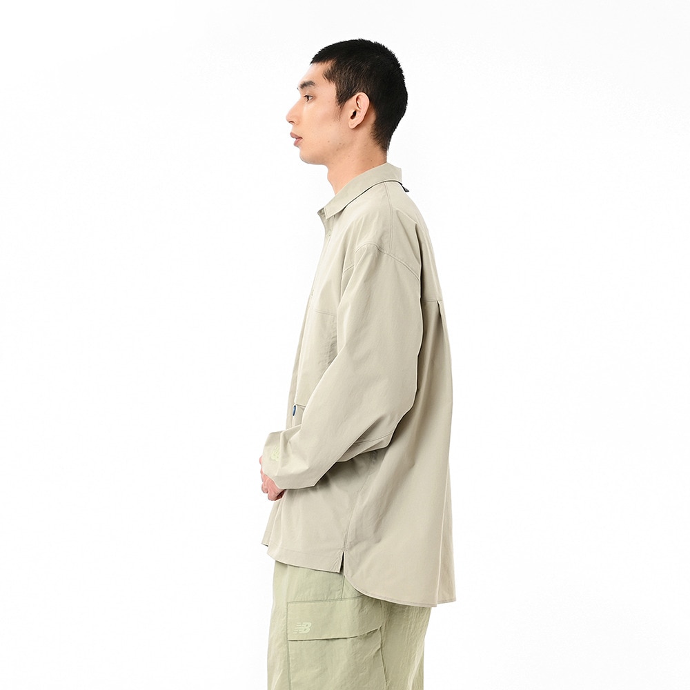 ニューバランス（new balance）（メンズ）長袖シャツ AMT55076OVN