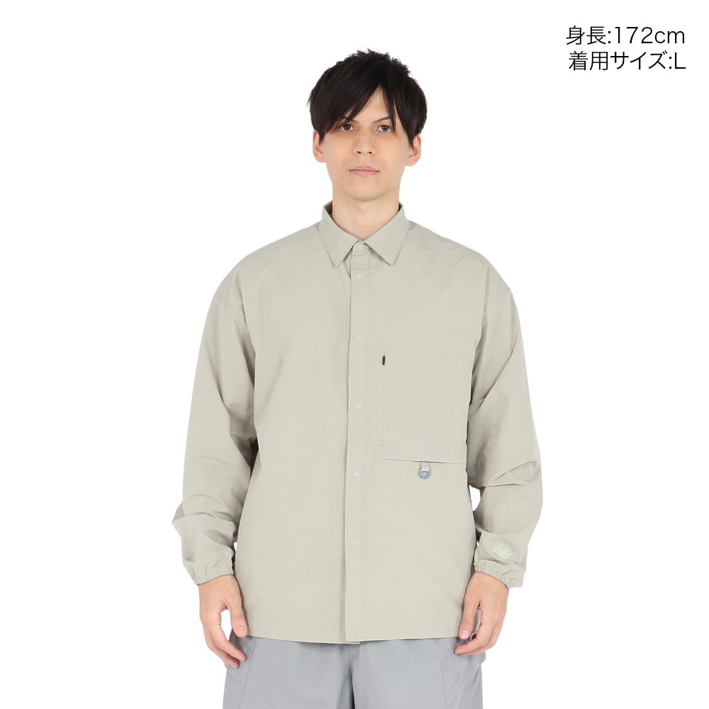 ニューバランス（new balance）（メンズ）長袖シャツ AMT55076OVN