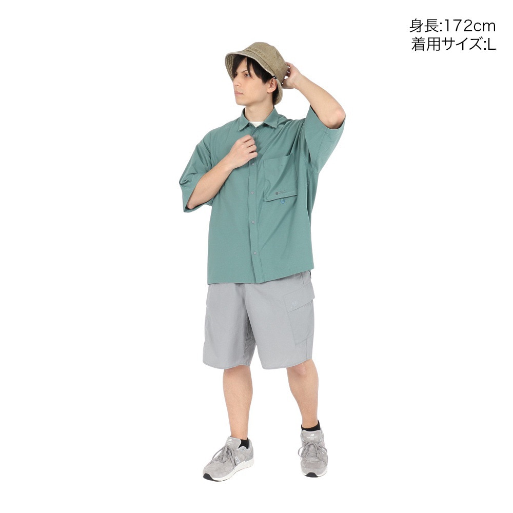 ニューバランス（new balance）（メンズ）オーバーサイズ 半袖シャツ AMT55084DKJ
