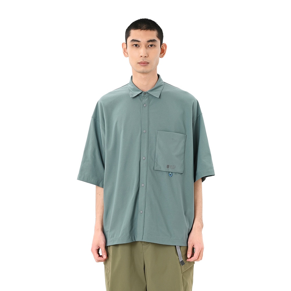 ニューバランス（new balance）（メンズ）オーバーサイズ 半袖シャツ AMT55084DKJ