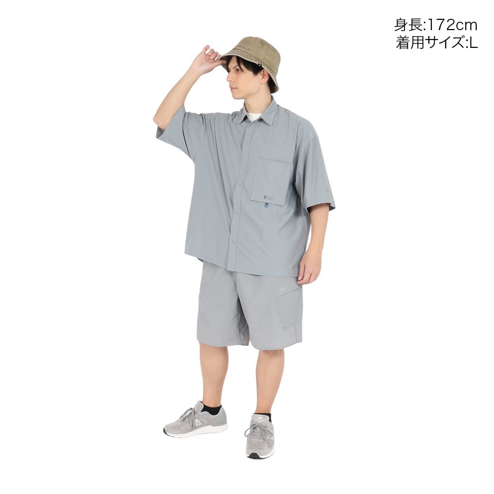 ニューバランス（new balance）（メンズ）オーバーサイズ 半袖シャツ AMT55084YST