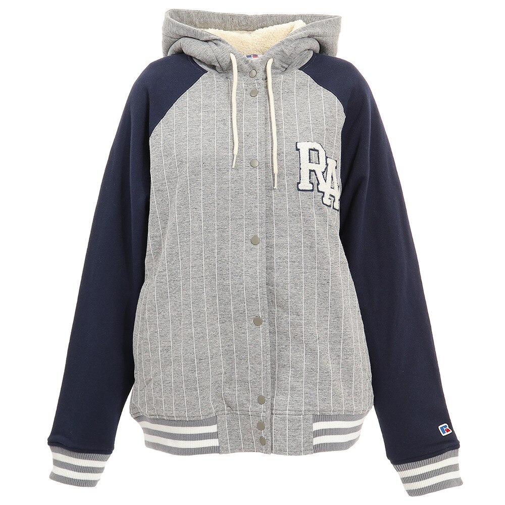  スウェットストライプジャケット RBL19F1012 MGRY アウター
