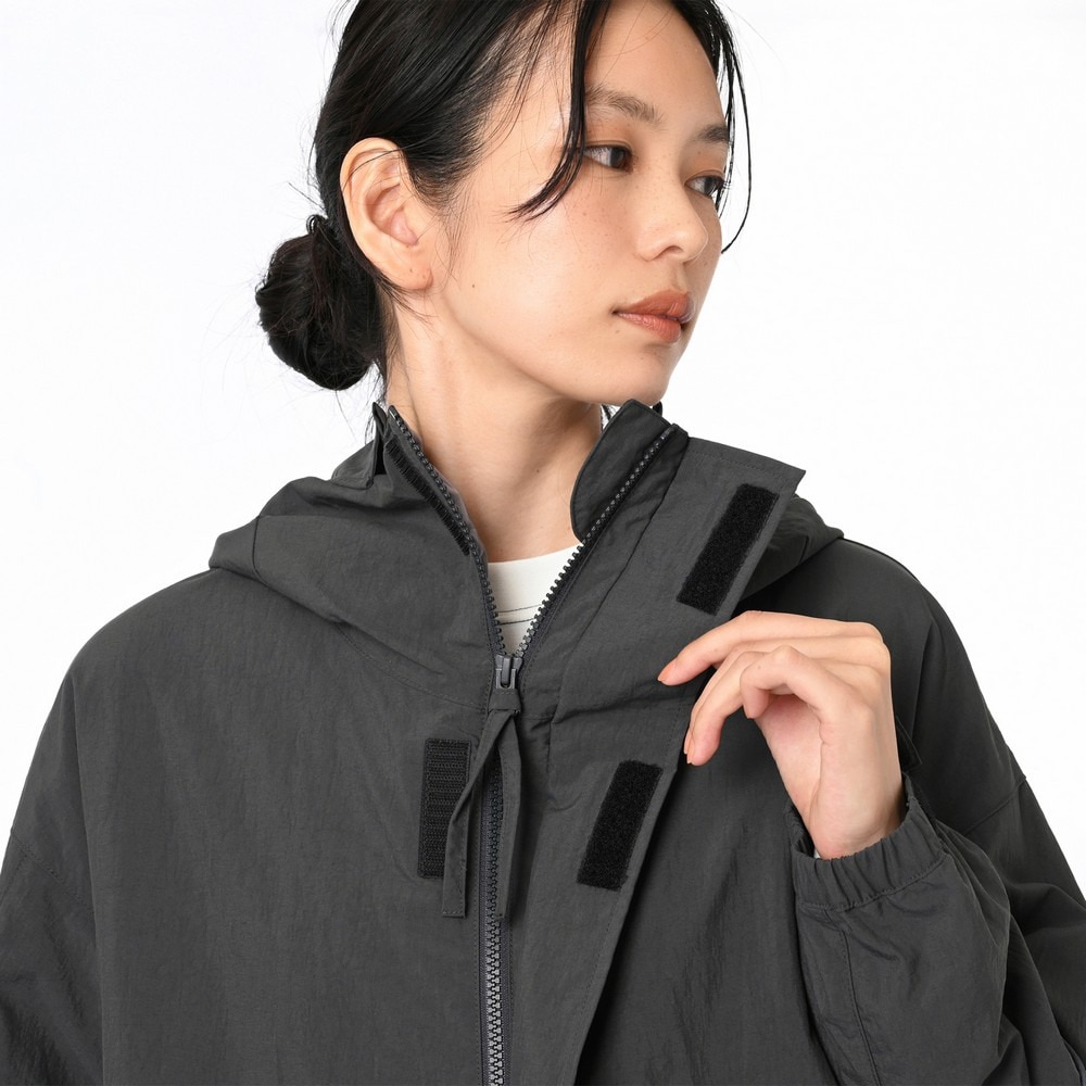 ニューバランス（new balance）（レディース）ODフーデットタスランジャケット AWJ55652BLK