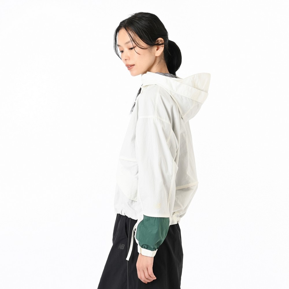 ニューバランス（new balance）（レディース）ODフーデットタスランジャケット AWJ55652SST