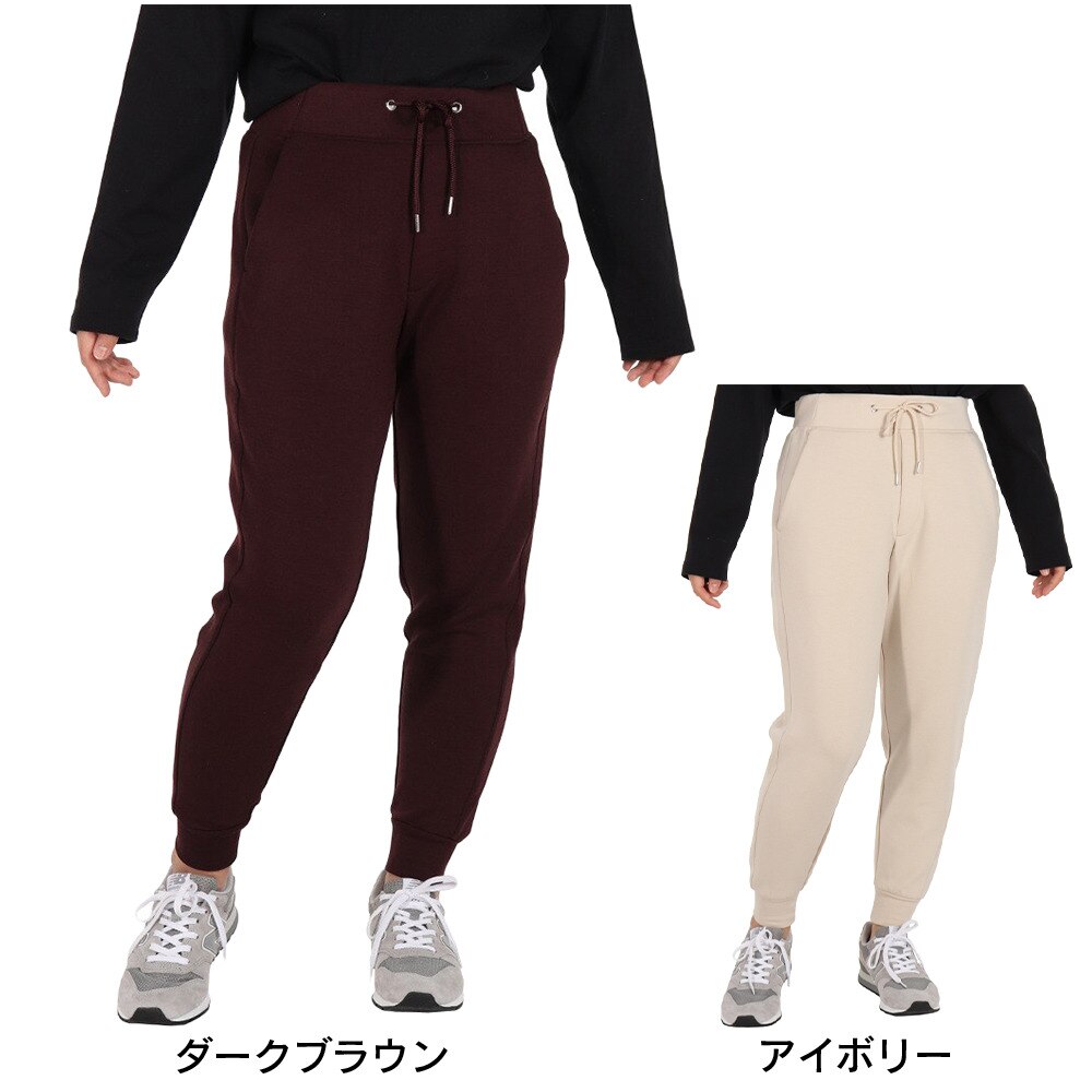 エルケクス（ELKEX）（レディース）ダブルニットパンツ EKL1FA3080 DBRN