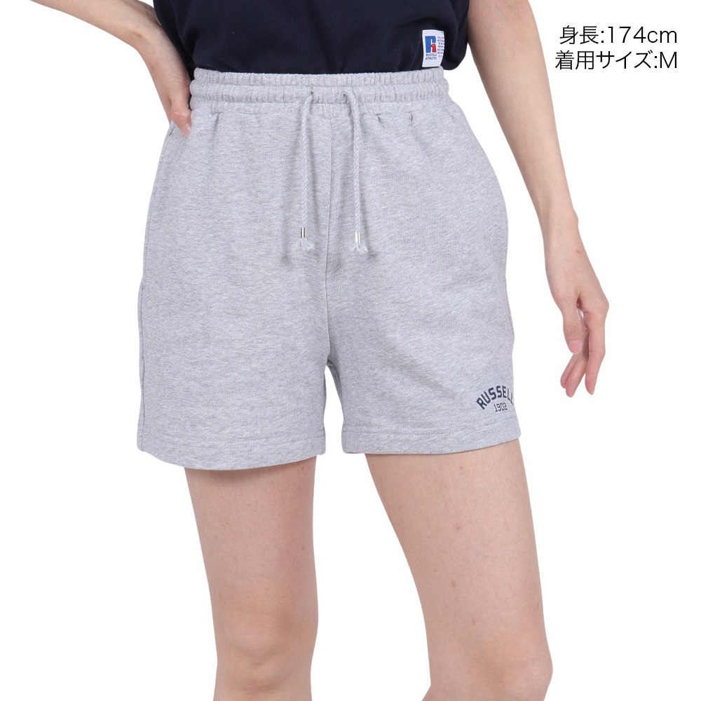 ラッセル（RUSSELL）（レディース）裏毛ショートパンツ RBL24S1007 MGRY