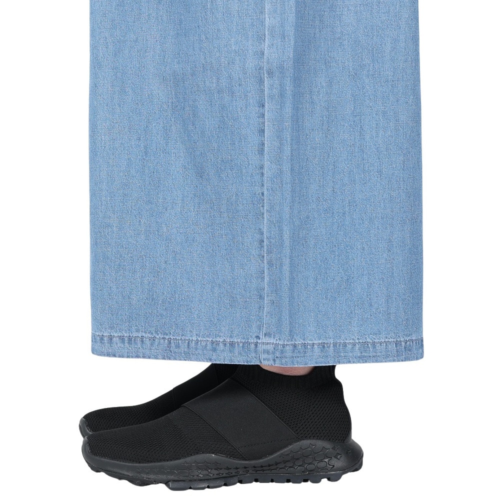 WOODS(契)（レディース）メランジデニムワイドパンツ n-6043 LBLU