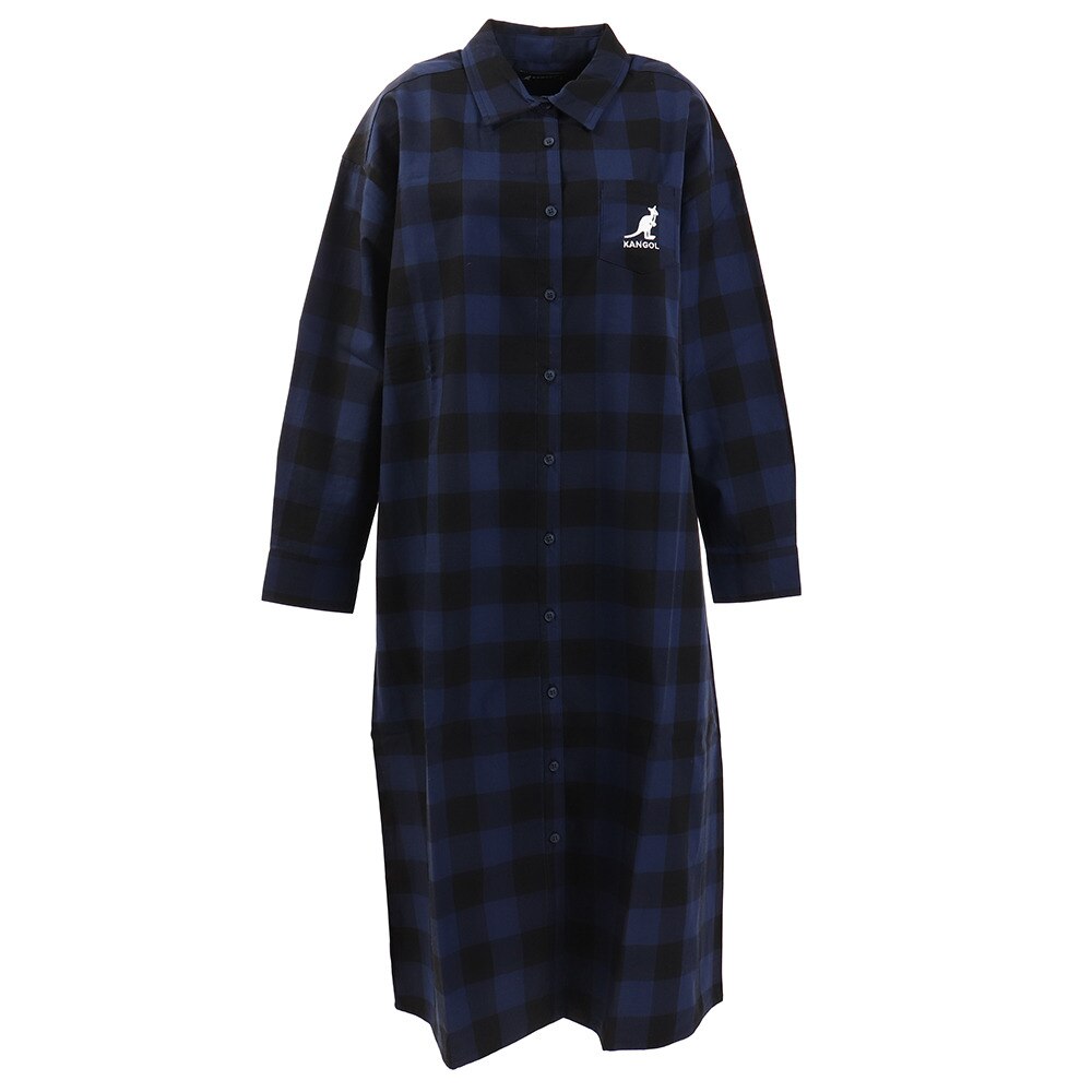 綿ツイルシャツワンピース 9482-0170-67