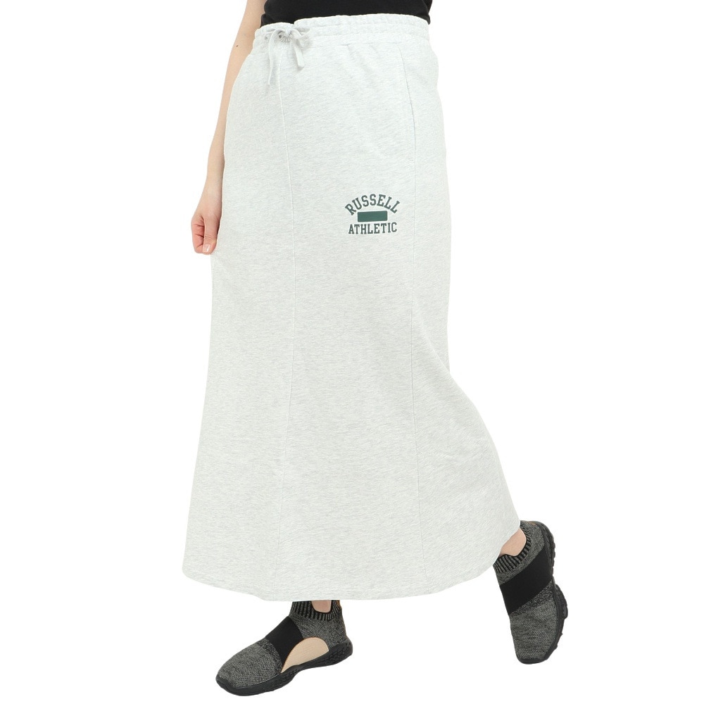 ラッセル（RUSSELL）（レディース）スウェット マーメイドロングスカート RBL23S1006 MGRY