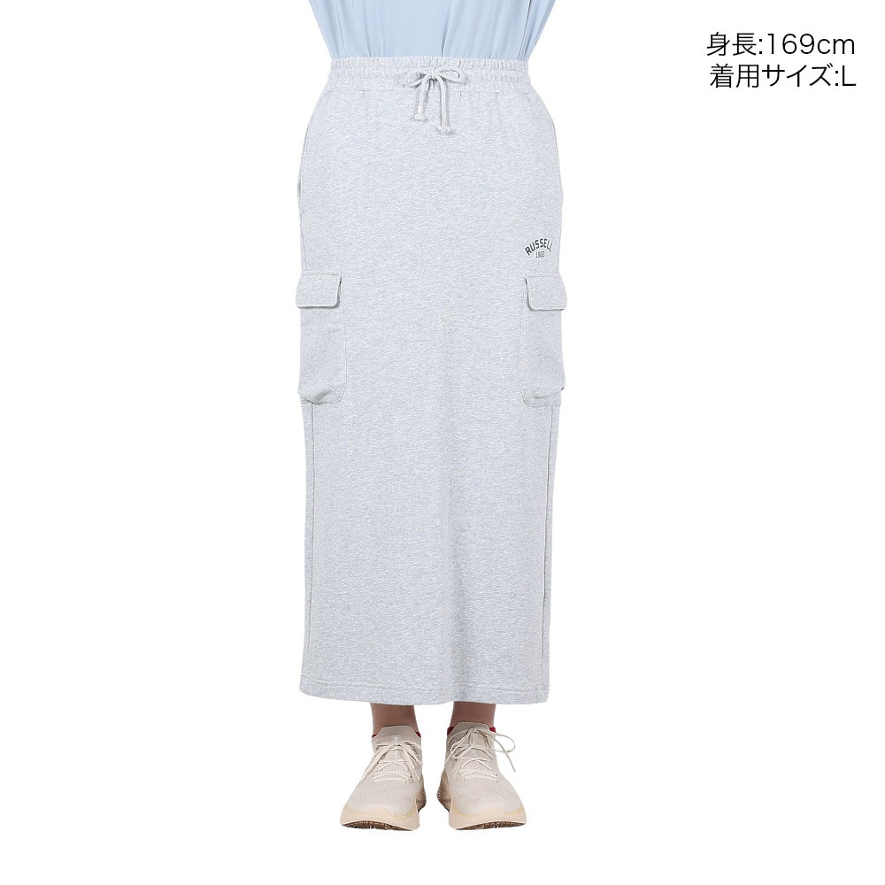 ラッセル（RUSSELL）（レディース）裏毛 カーゴスカート RBL24S1006 MGRY