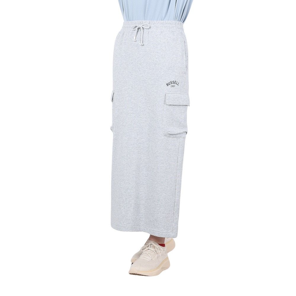 ラッセル（RUSSELL）（レディース）裏毛 カーゴスカート RBL24S1006 MGRY