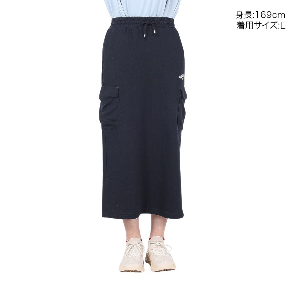 ラッセル（RUSSELL）（レディース）裏毛 カーゴスカート RBL24S1006 NVY