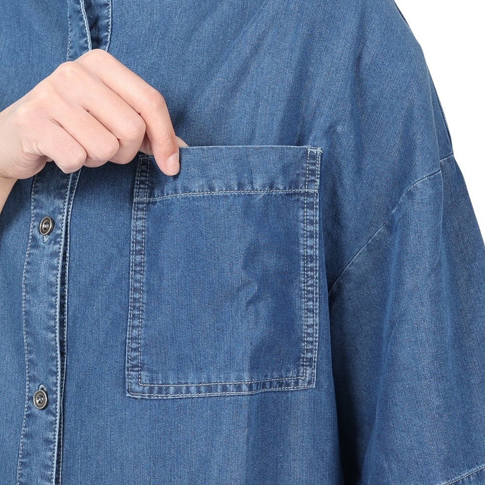 WHEART（WHEART）（レディース）デニムシャツワンピース W-6034