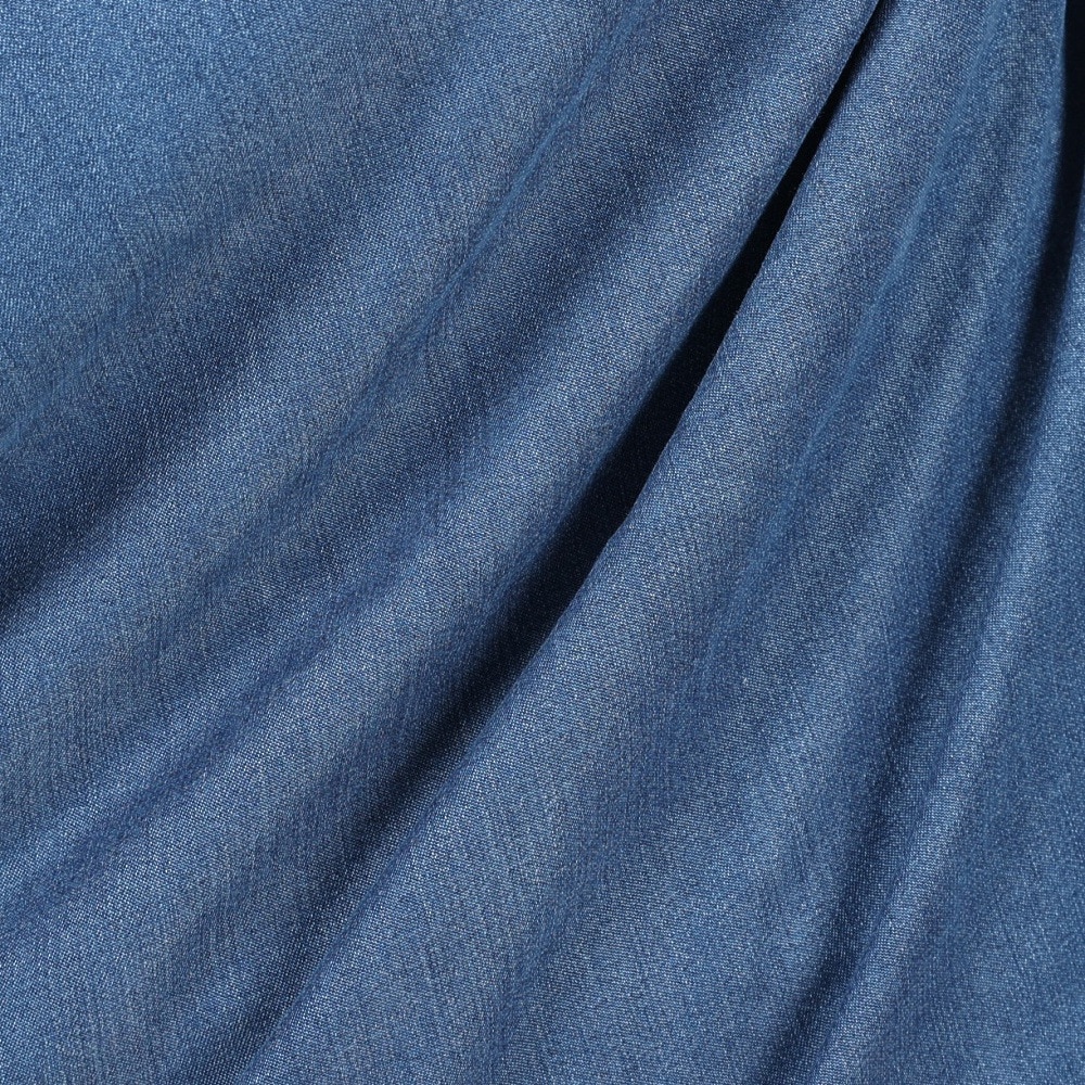WHEART（WHEART）（レディース）デニムシャツワンピース W-6034 IBLU