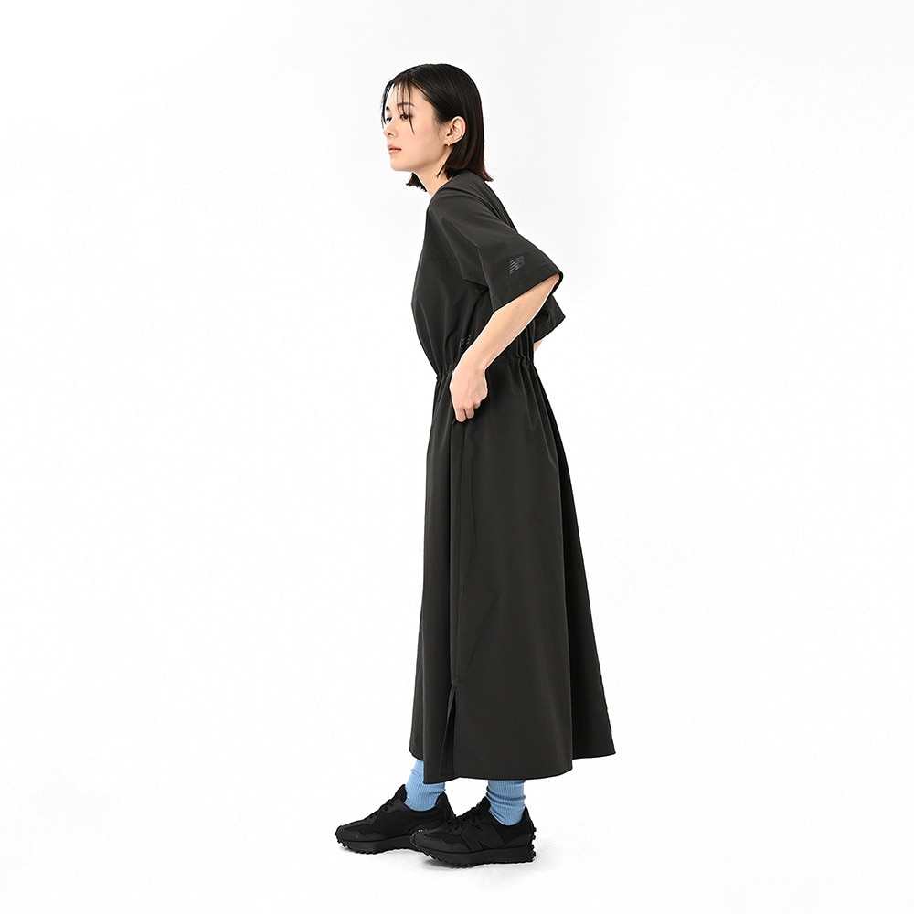 ニューバランス（new balance）（レディース）ハーフスリーブソフトシェル ワンピース AWD55088BLK