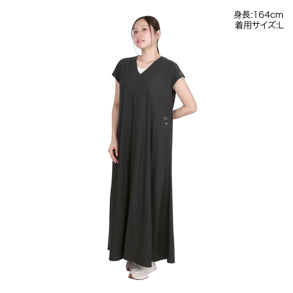 ニューバランス（new balance）（レディース）スリーブレスイージーワンピース AWD55108BLK