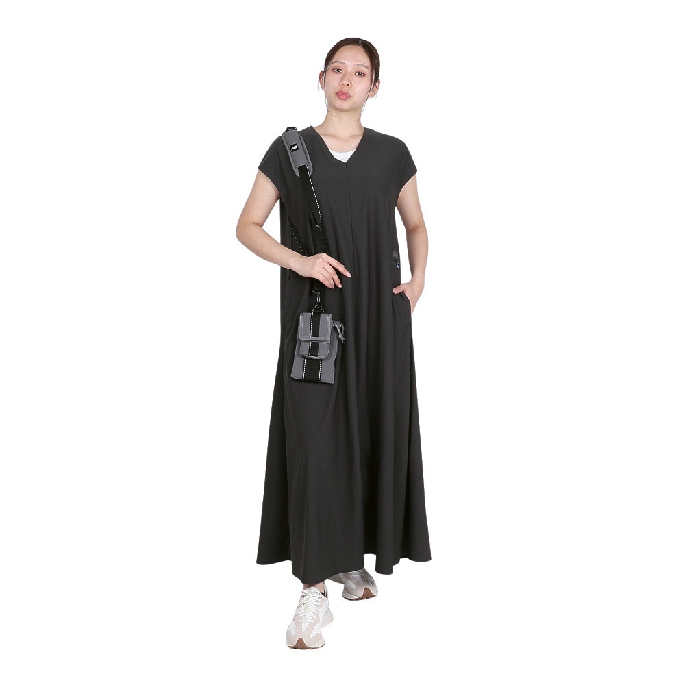 ニューバランス（new balance）（レディース）スリーブレスイージーワンピース AWD55108BLK
