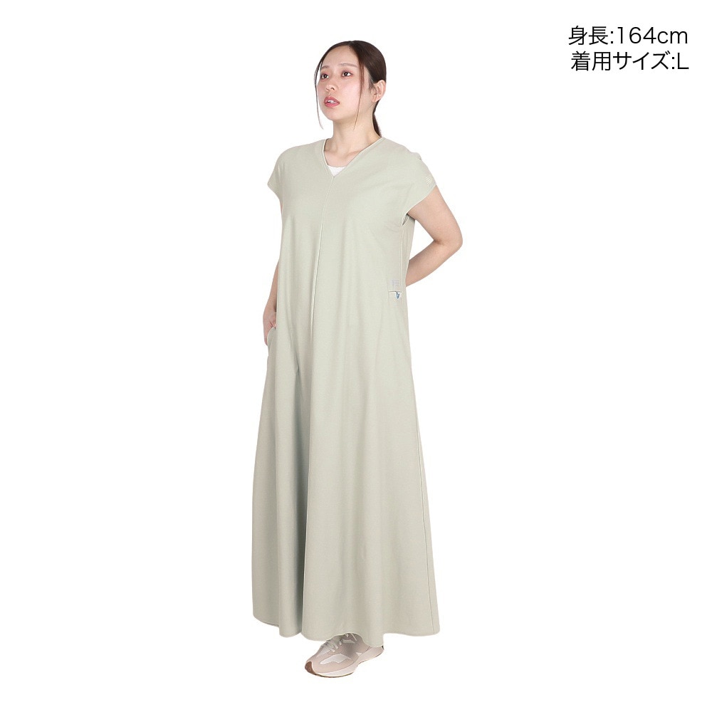 ニューバランス（new balance）（レディース）スリーブレスイージーワンピース AWD55108OVN