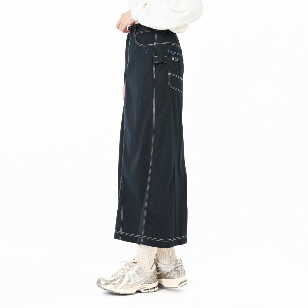 ニューバランス（new balance）（レディース）ODジャージデニムスカート AWK55650NNY
