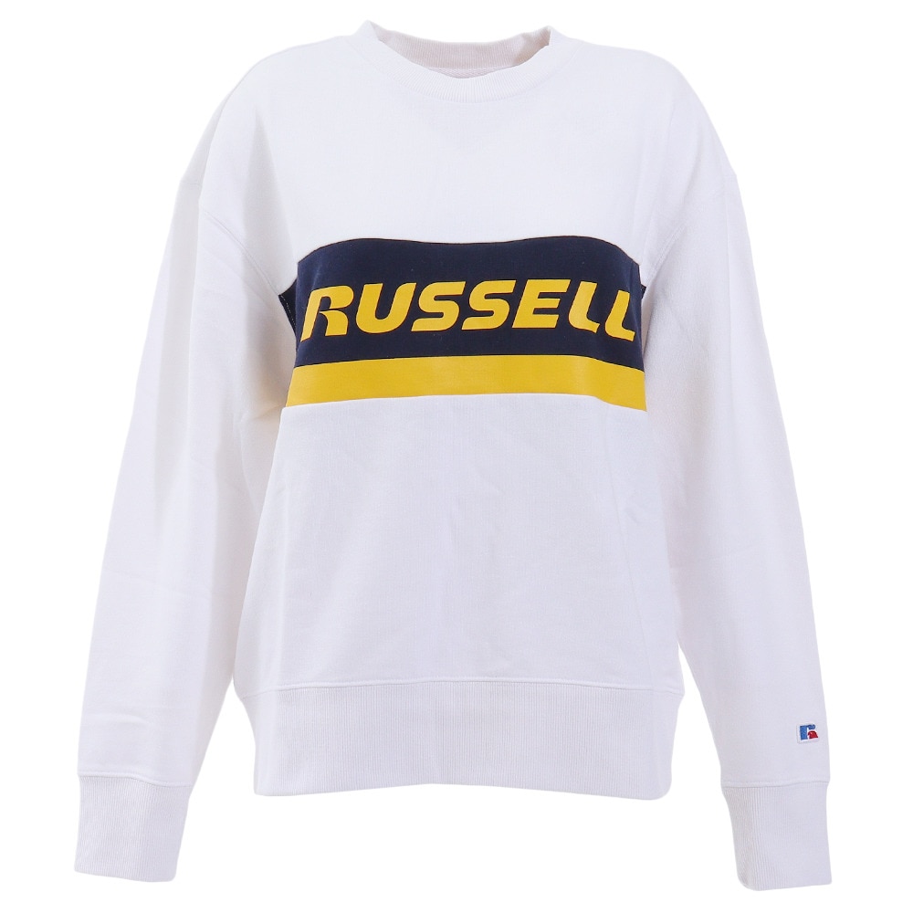 NU BLEND クルー カラーブロック トレーナー RBL19F1003 WHT オンライン価格