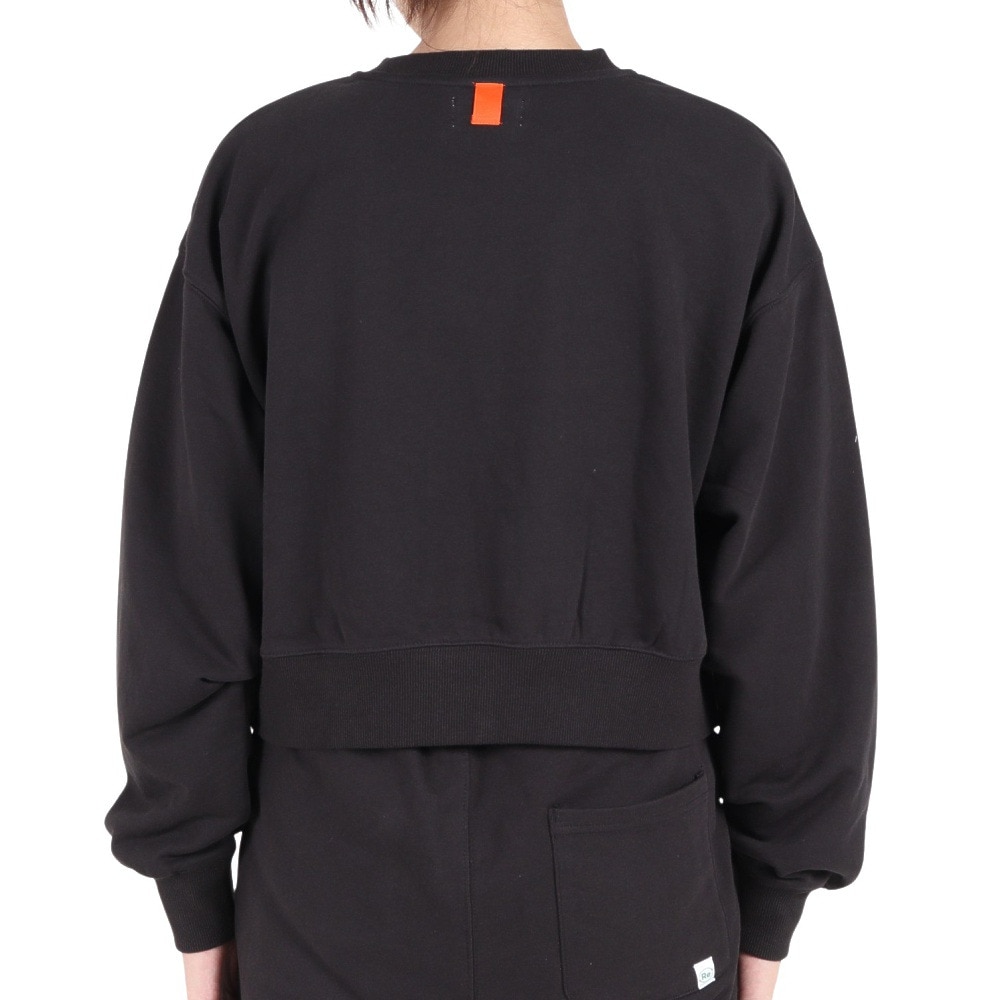 ヤックパック（YAK PAK）（レディース）トレーナー BKLYN 刺繍プルオーバー L3710000-01 BLK