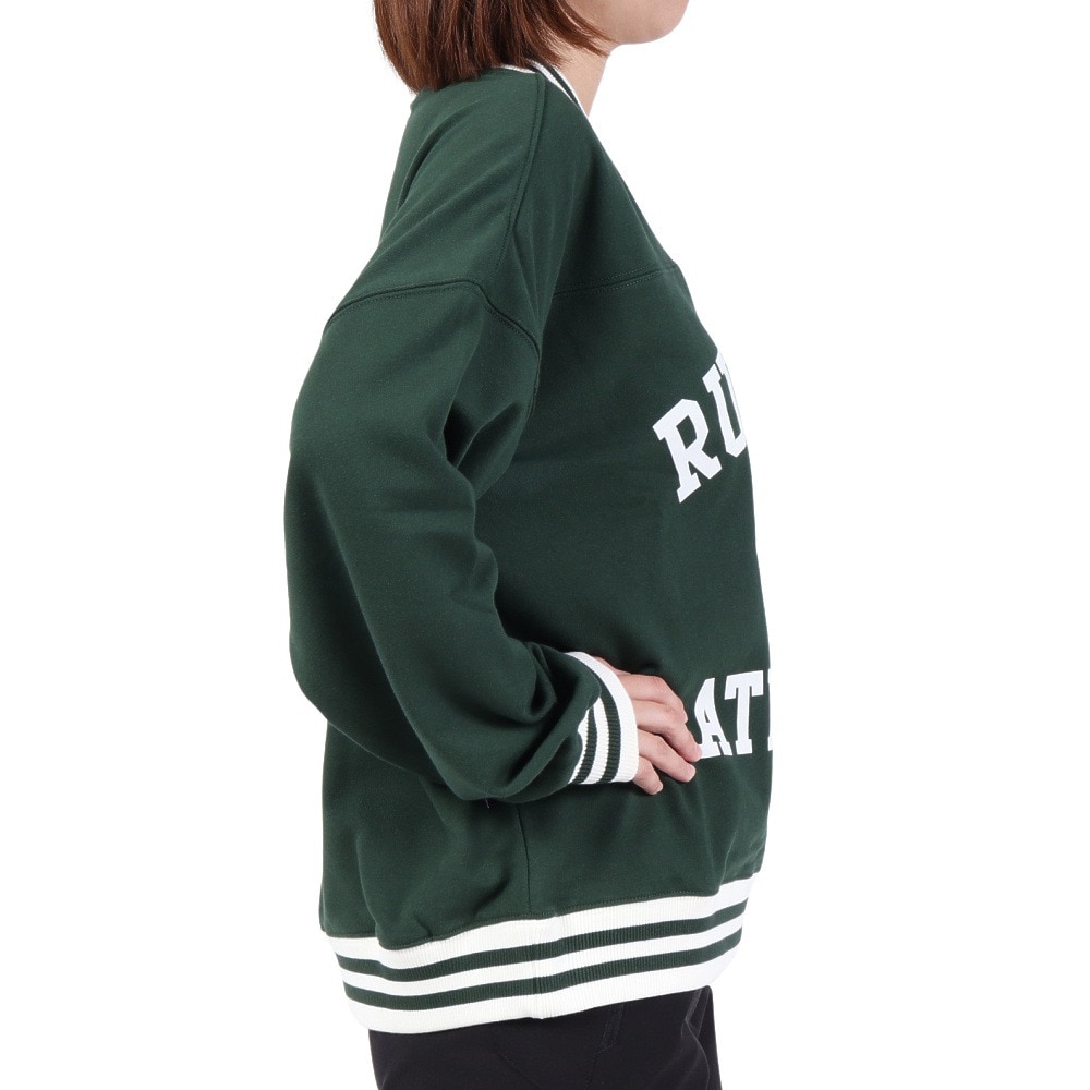 ラッセル（RUSSELL）（レディース）Vネックライン リブスウェット Wide RBL23F1001 GRN