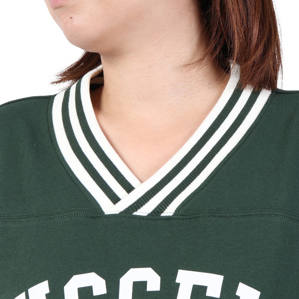 ラッセル（RUSSELL）（レディース）Vネックライン リブスウェット Wide RBL23F1001 GRN