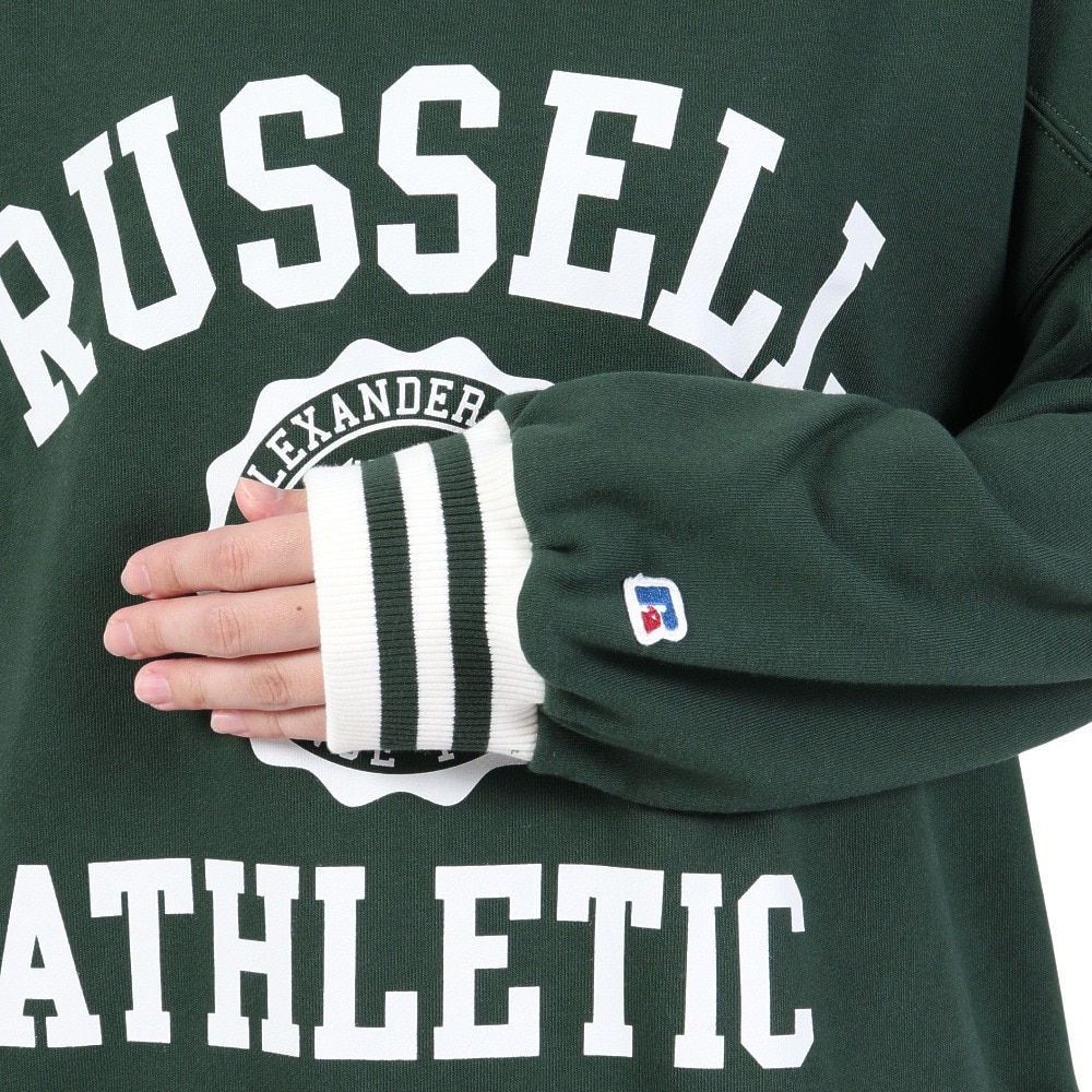 ラッセル（RUSSELL）（レディース）Vネックライン リブスウェット Wide RBL23F1001 GRN