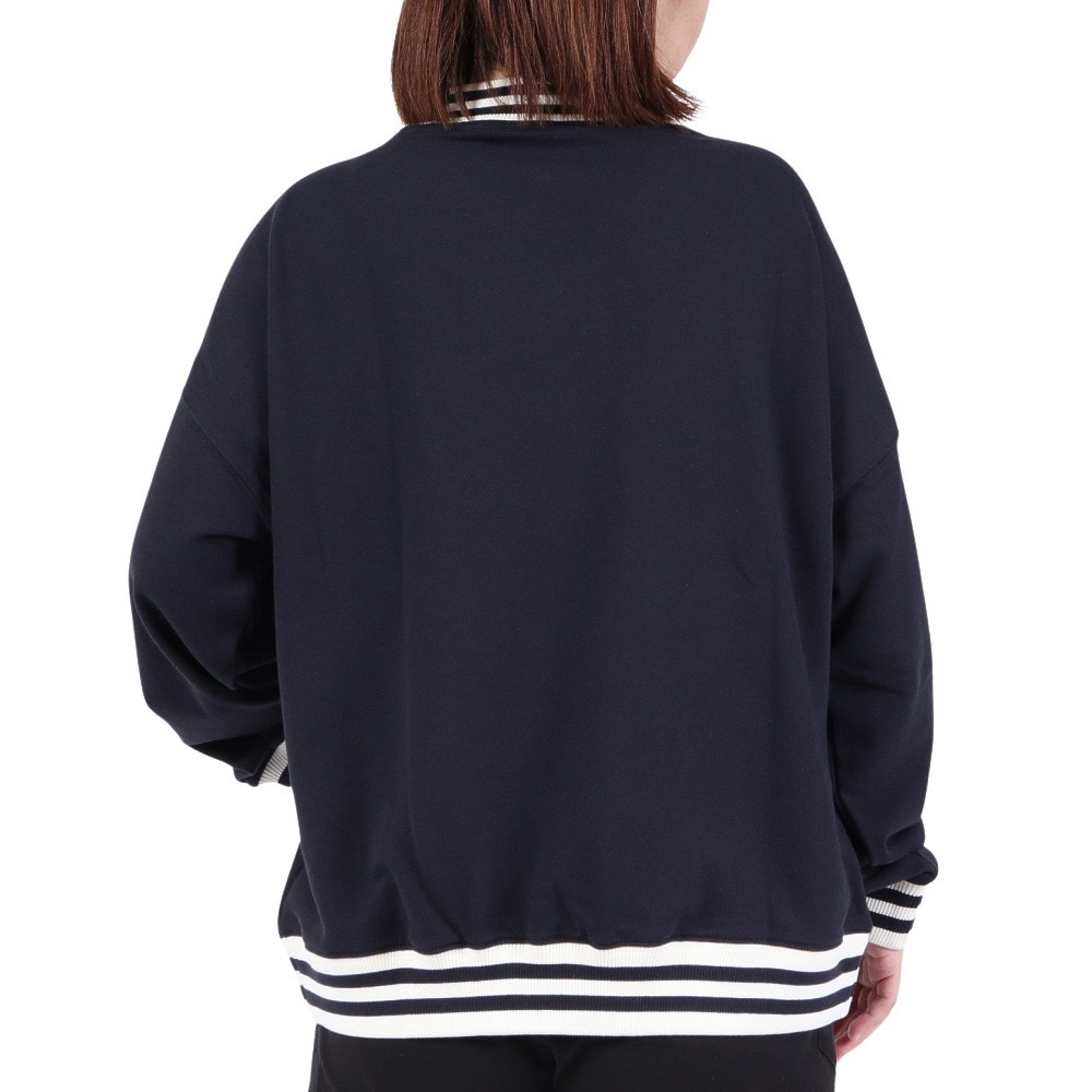 ラッセル（RUSSELL）（レディース）Vネックライン リブスウェット Wide RBL23F1001 NVY